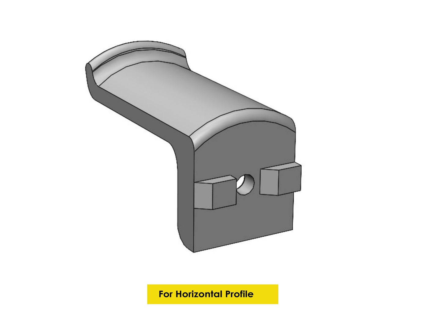Headphone / VR Headset Hanger for Aluminum Profile Sim Racing Rig (fits both 40 series and 15 series)