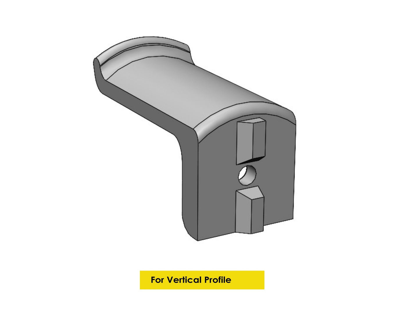Headphone / VR Headset Hanger for Aluminum Profile Sim Racing Rig (fits both 40 series and 15 series)