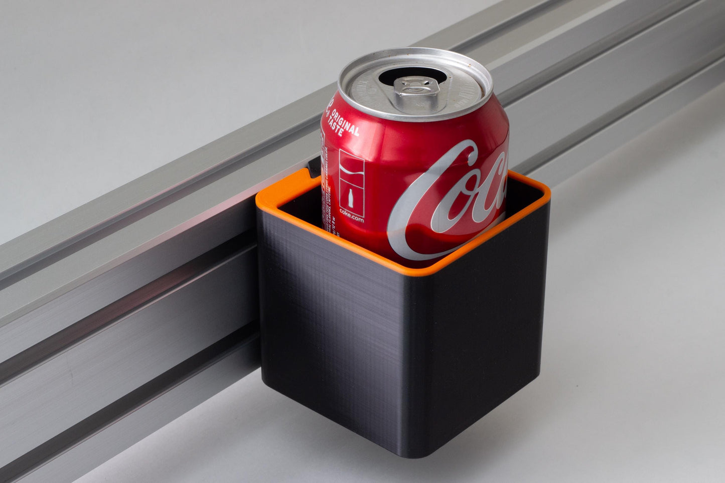 Cup Holder / Storage Bin for Aluminum Extrusion Sim Racing or Flight Rig