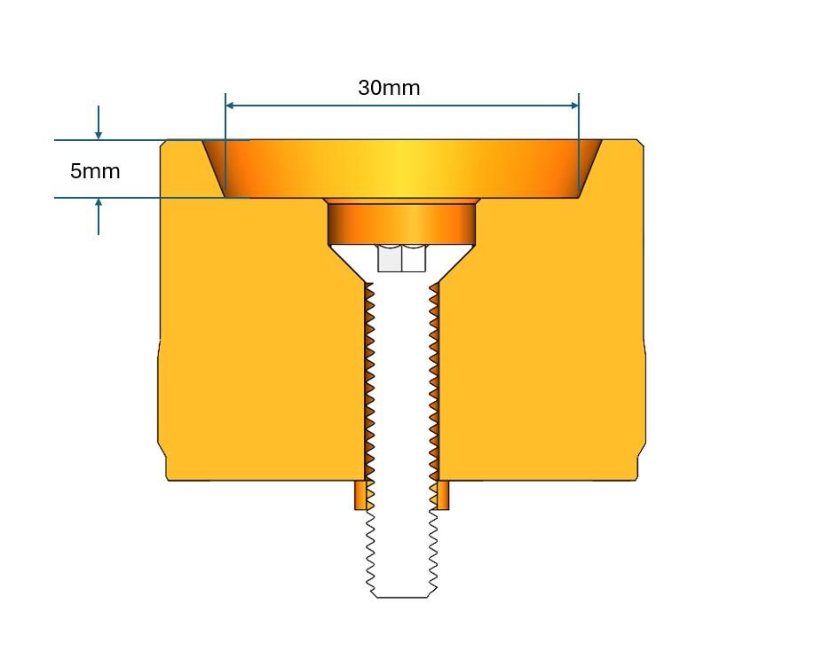 NRG Style (Simagic / Moza) Steering Wheel Mount for Aluminum Profile