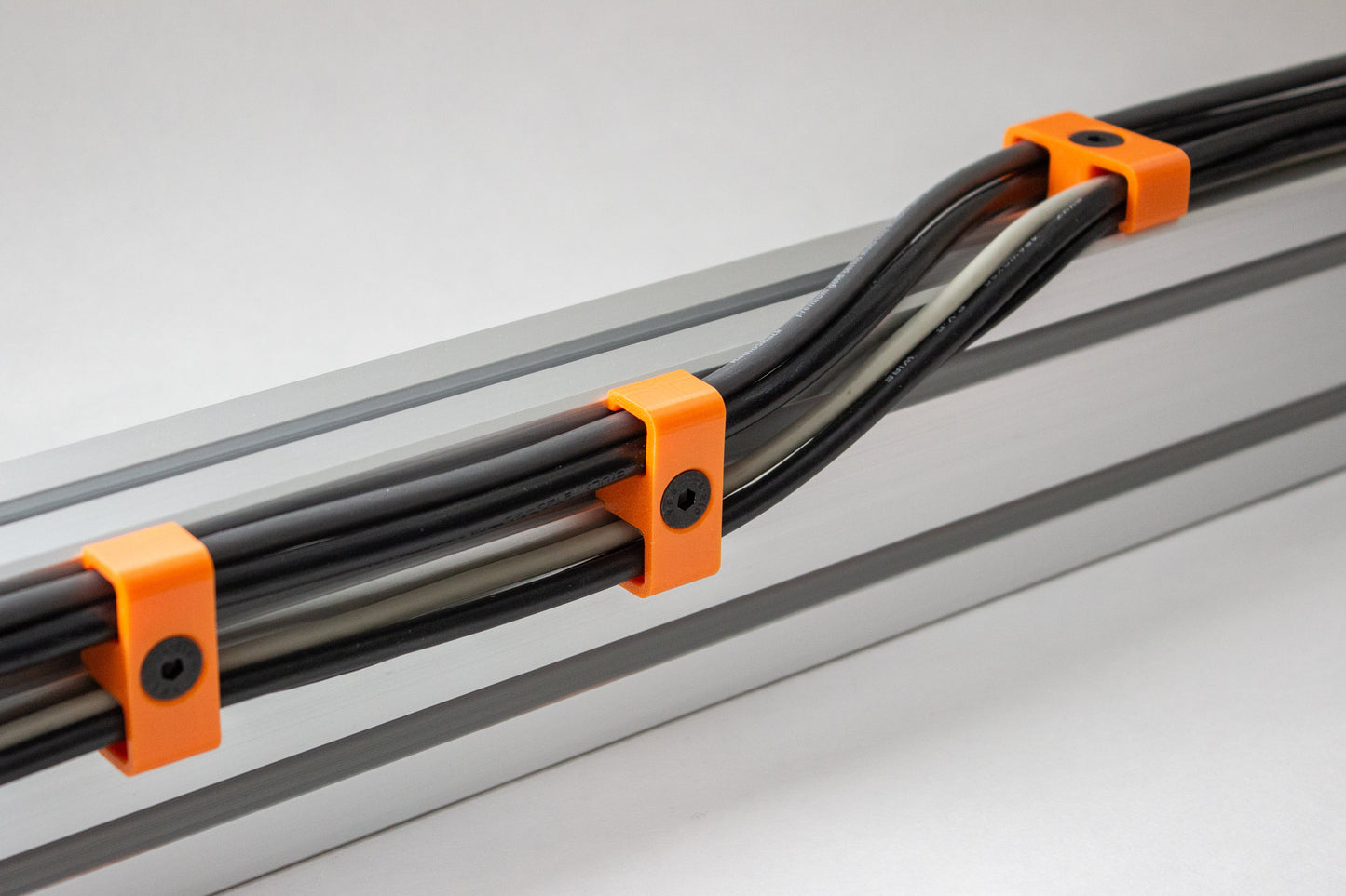 Bolt-on Cable Management Clips for Sim Racing Profile Rig (40 Series and 15 Series)