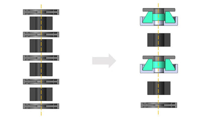 Brake Tuning Kit for FANATEC CSL Load Cell Brake Pedal (3D Printed Version)